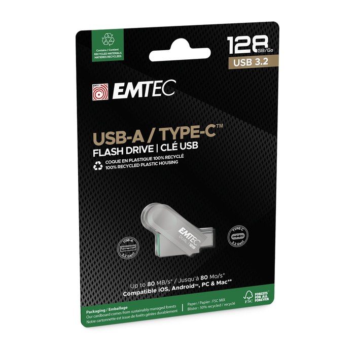 Emtec USB3.2 Type-C Dual D280 128GB