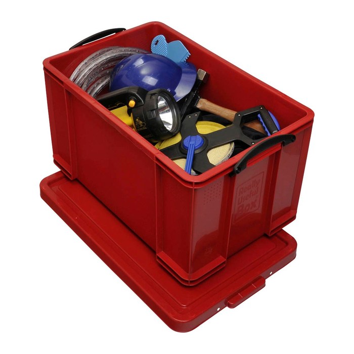 Really Useful Box Aufbewahrungsbox 84,0 l rot 71,0 x 44,0 x 38,0 cm, 1 St.