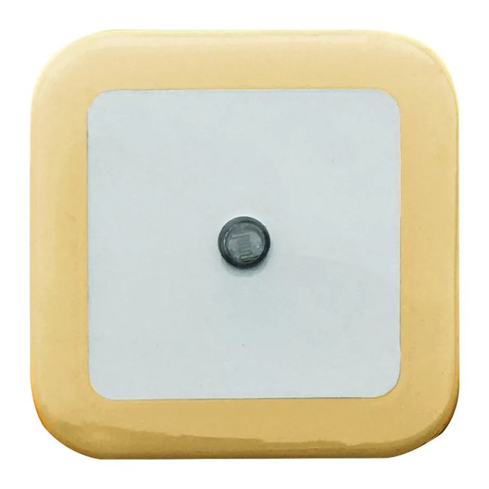 Entac Nachtlicht 0.5W quadrat. WW Orange Dämmerungssensor