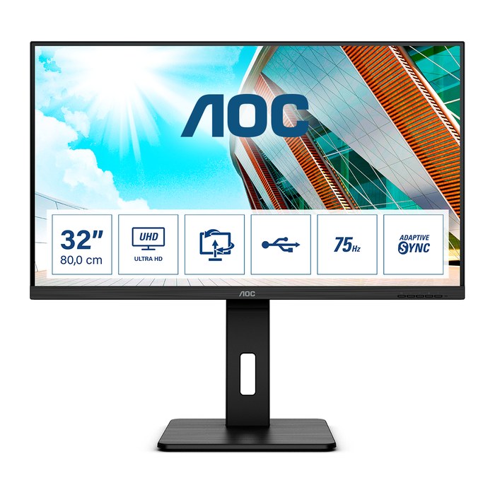 AOC 80,0cm (31,5") U32P2 16:09 2xHDMI+DP+USB IPS