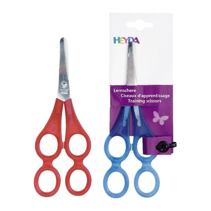 HEYDA Therapeutenschere blau oder rot 17,0 cm
