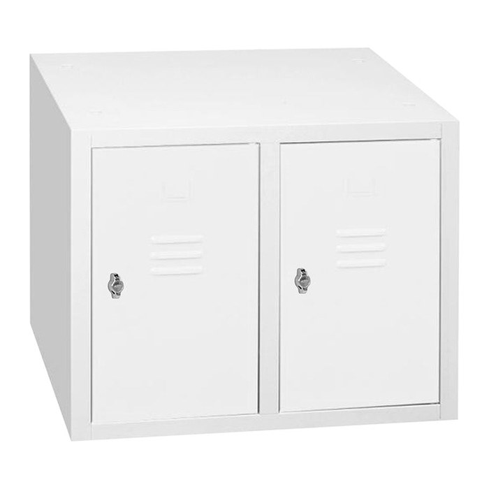 Aufsatzschrank für Spinde – mit Drehriegelschloss (600 x 500 x 500 mm)