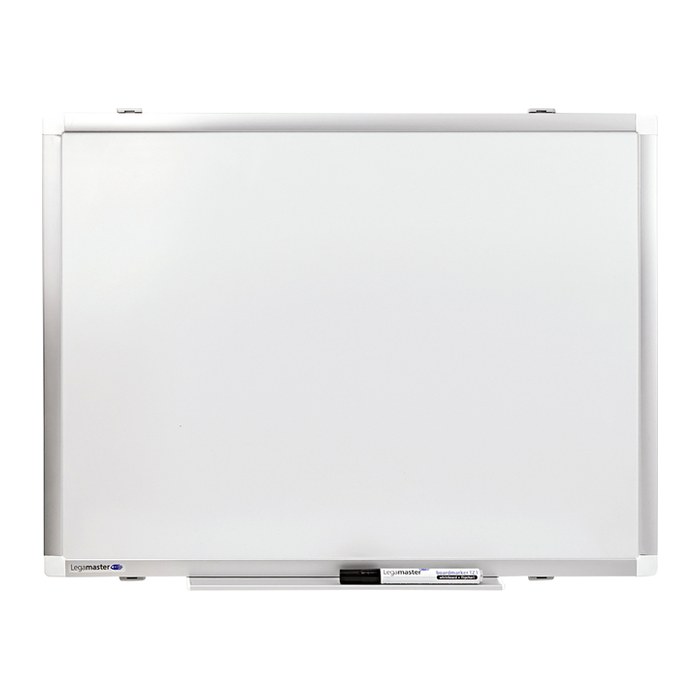 AKTION: Legamaster Whiteboard PREMIUM PLUS 60,0 x 45,0 cm weiß emaillierter Stahl + GRATIS 2 Boardmarker TZ (schwarz, blau), Whiteboard Löscher, Markerhalter, Magnet