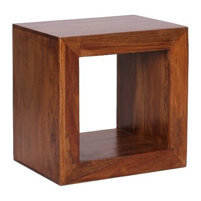 WOHNLING Beistellregal sheesham 33,0 x 44,0 x 44,0 cm, 1 St.