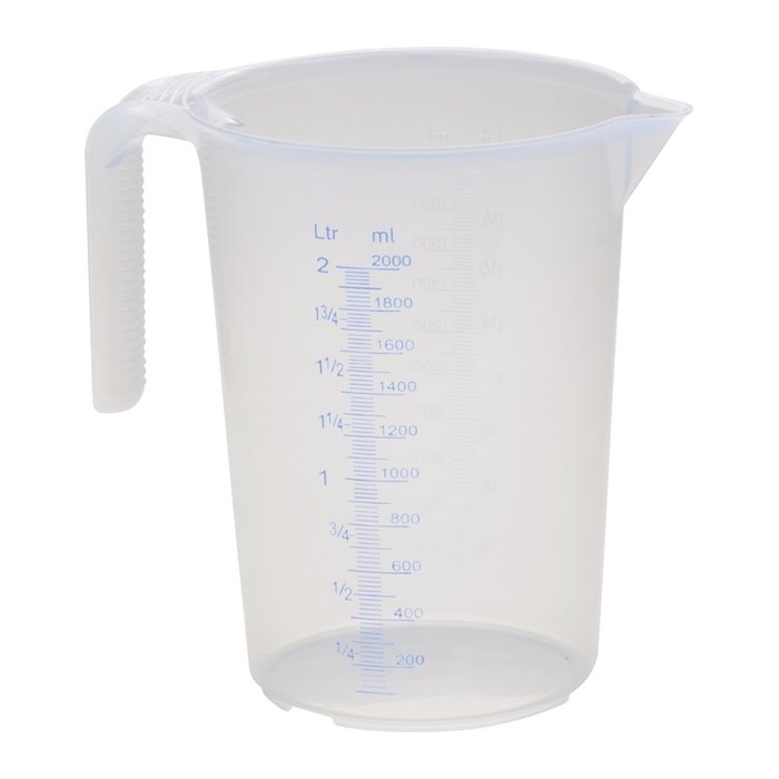 hünersdorff Messbecher transparent