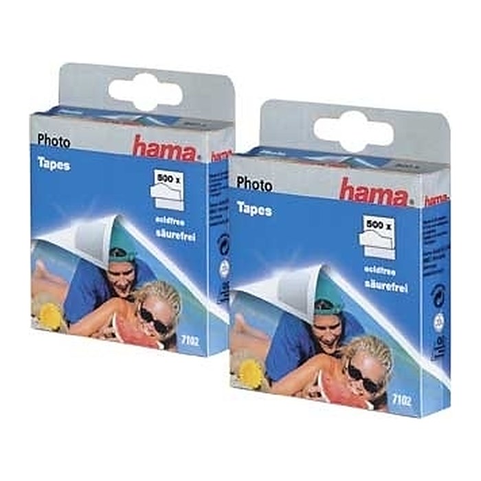 hama Fototapes doppelseitige Klebepads, 12,0 x 13,0 mm, 1.000 St.