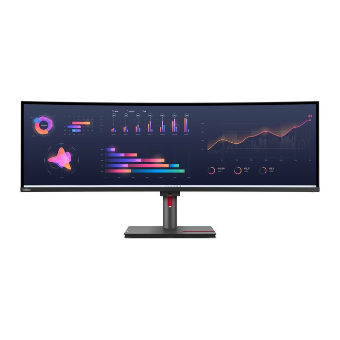 Lenovo ThinkVision P49w-30 Curved Monitor 125,0 cm (49,0 Zoll) schwarz