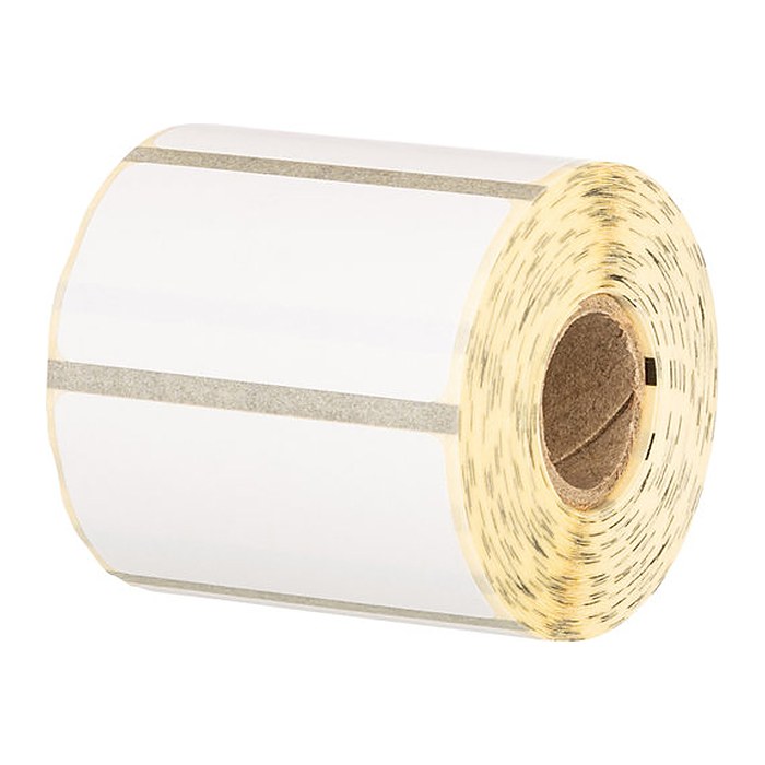 ZEBRA Etikettenrollen für Etikettendrucker 800262-127 weiß, 57,0 x 32,0 mm, 12 x 2100 Etiketten