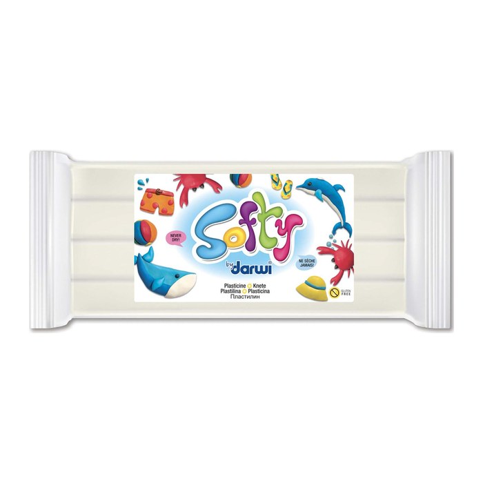 Avenue Mandarine Knete Softy weiß, 0,5 kg