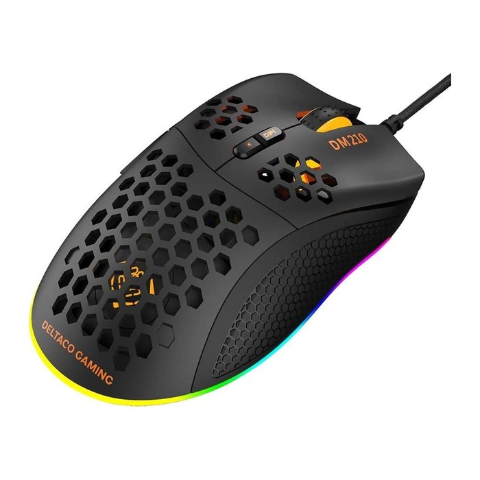 Deltaco Gaming Maus DM210 USB, RGB, schwarz