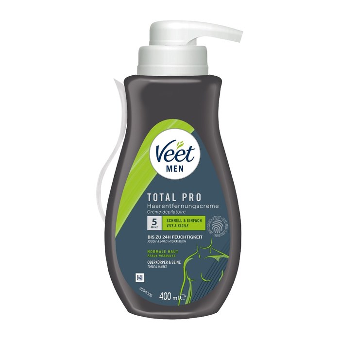 Veet Total Pro Men Enthaarungscreme 400,0 ml