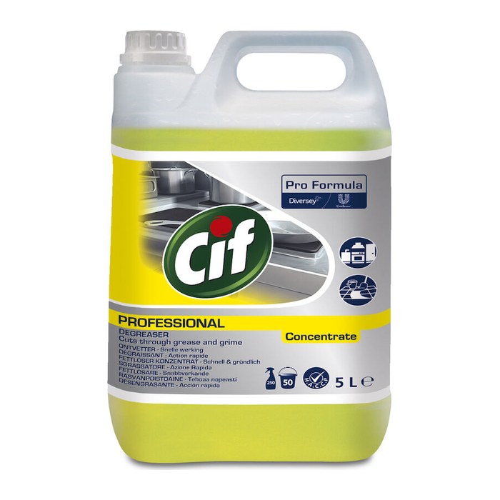 Cif PROFESSIONAL Concentrate Fettlöser 2x 5 l, 2 St.