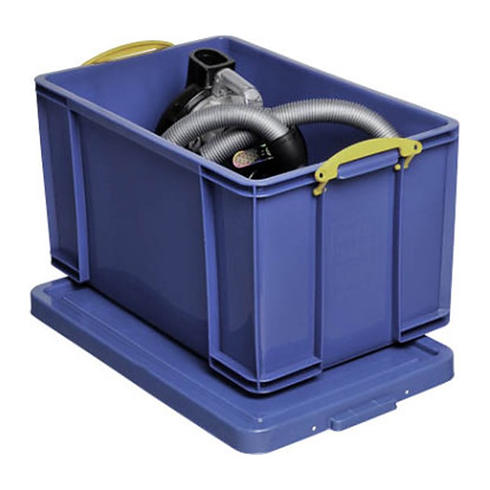Really Useful Box Aufbewahrungsbox 84,0 l blau 71,0 x 44,0 x 38,0 cm, 1 St.