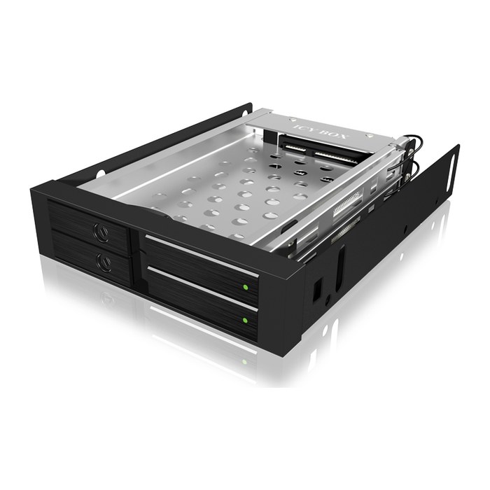 ICY BOX Wechselrahmen 2x 2.5 auf 3.5 Zoll SATA IB-2227StS
