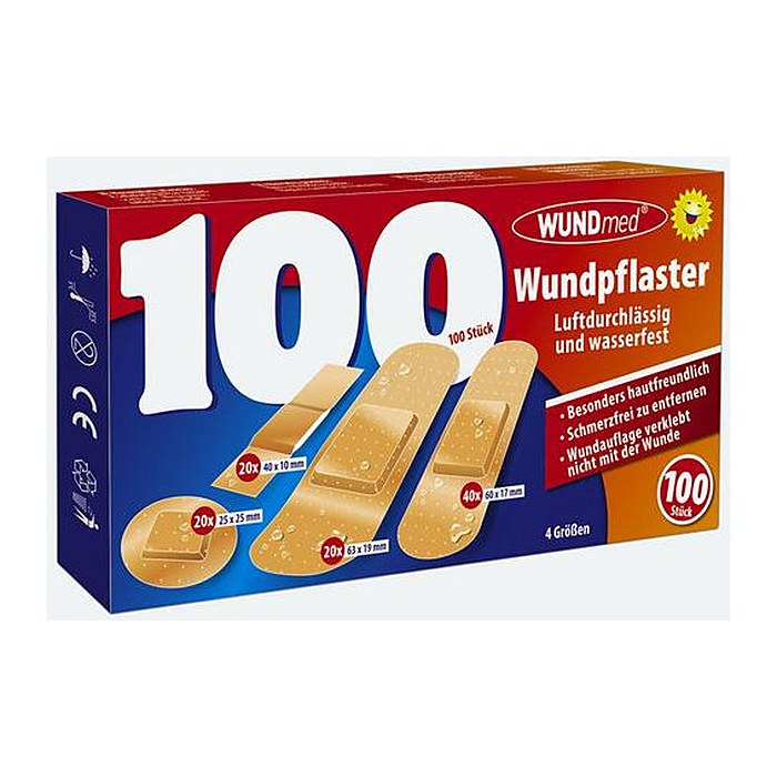 WUNDmed® Pflaster 05-000 beige, 100 St.