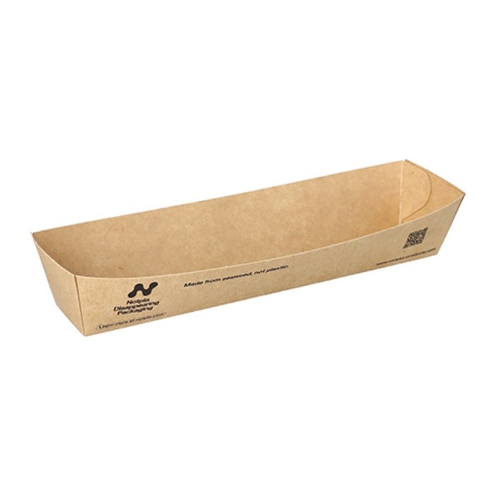 conpax Pappschalen NOTPLA braun 20,0 x 5,0 cm, 160 St.