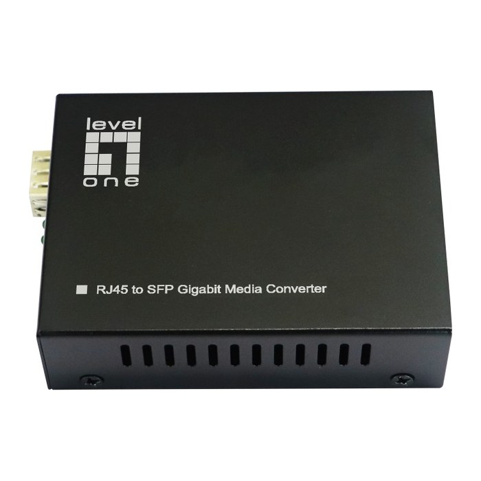 LevelOne Media Konverter RJ45->SFP GE PoE PSE 60W
