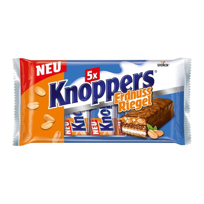 Knoppers® Erdnuss Nussriegel, 5 St.