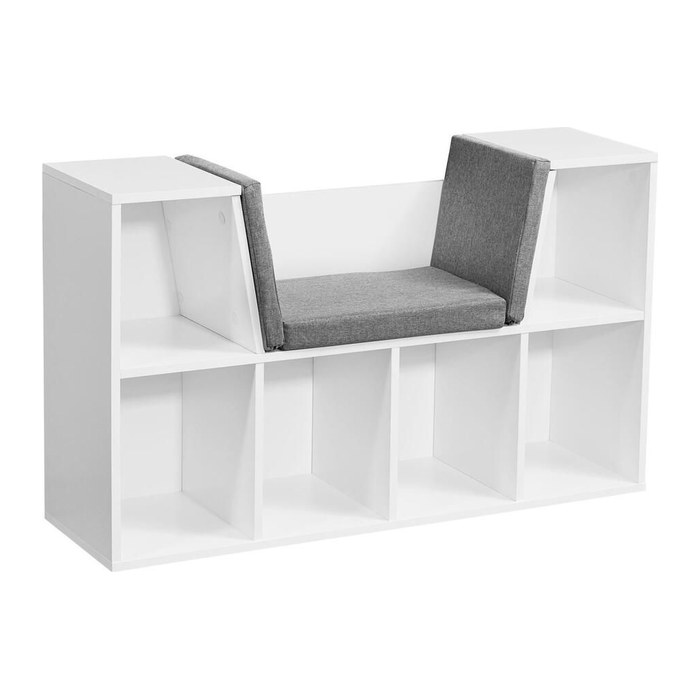 WOHNLING Schuhregal weiß 102,0 x 30,0 x 62,0 cm, 1 St.