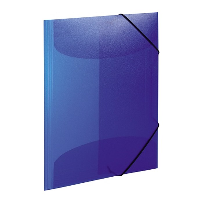 HERMA Sammelmappen DIN A4 dunkelblau transluzent, 3 St.