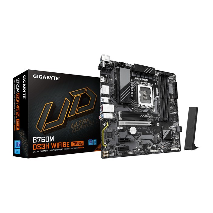 Gigabyte B760M DS3H WiFi6e GEN5 (B760,S1700,mATX,DDR5