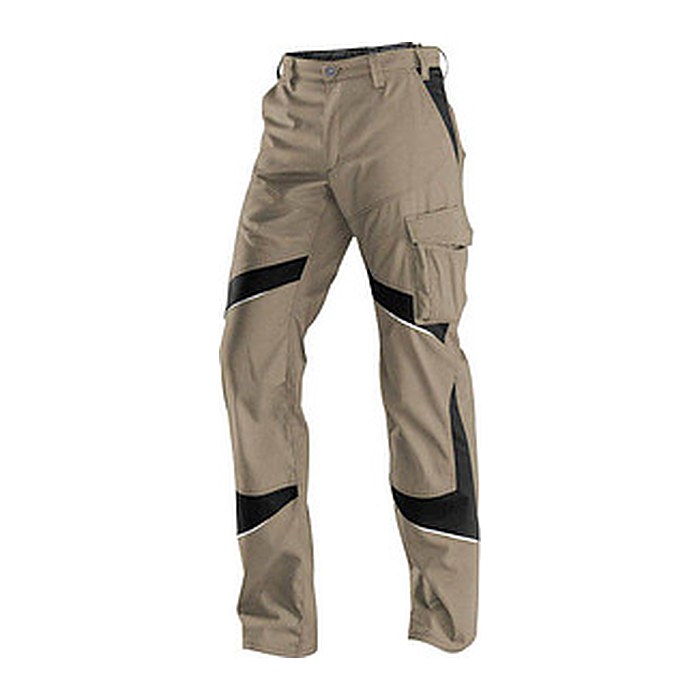 KÜBLER® Herren Arbeitshose "ACTIVIQ" kaki, schwarz Größe 44
