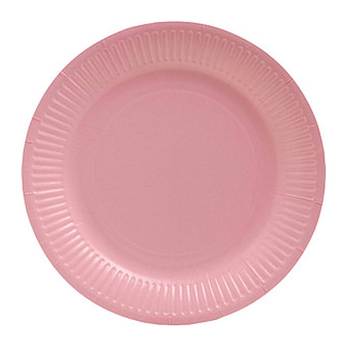 PROnappe Pappteller pink Ø 23,0 cm, 20 St.