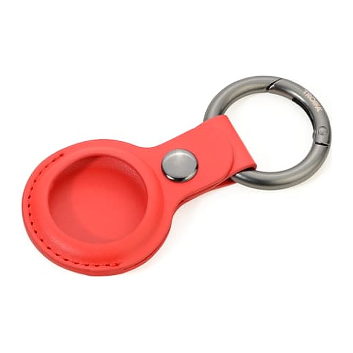 TROIKA® Schlüsselanhänger AIRTAG COVER rot