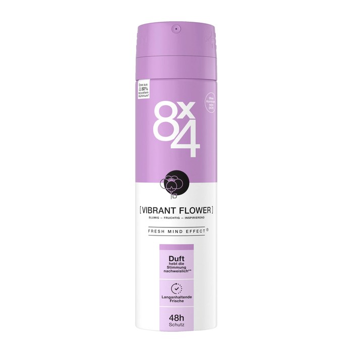 8x4 VIBRANT FLOWER Deo-Spray 150,0 ml