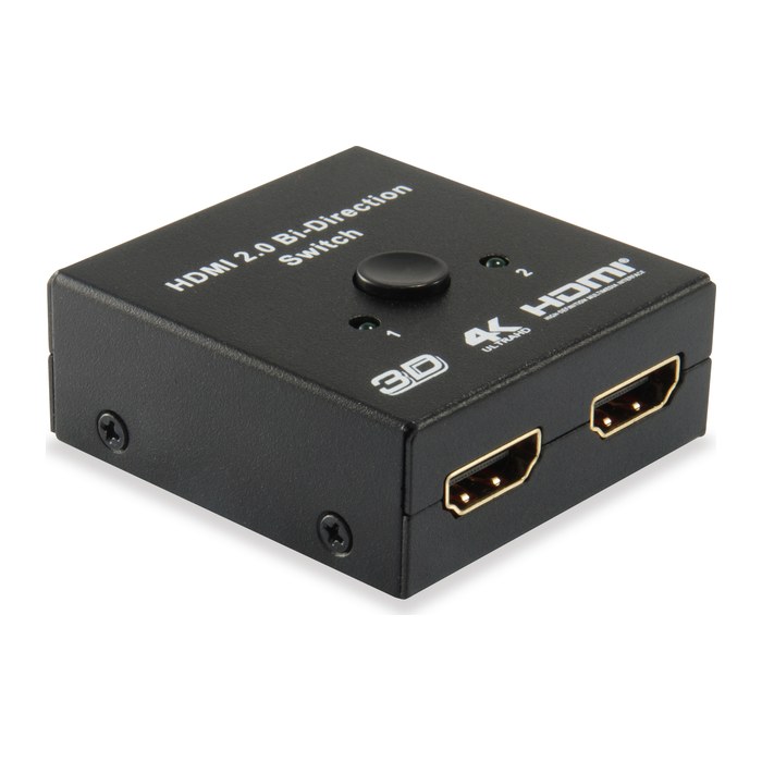 Equip Switch HDMI2.0 1-In/2-Out bidirekt. 4K/60Hz 18Gbps