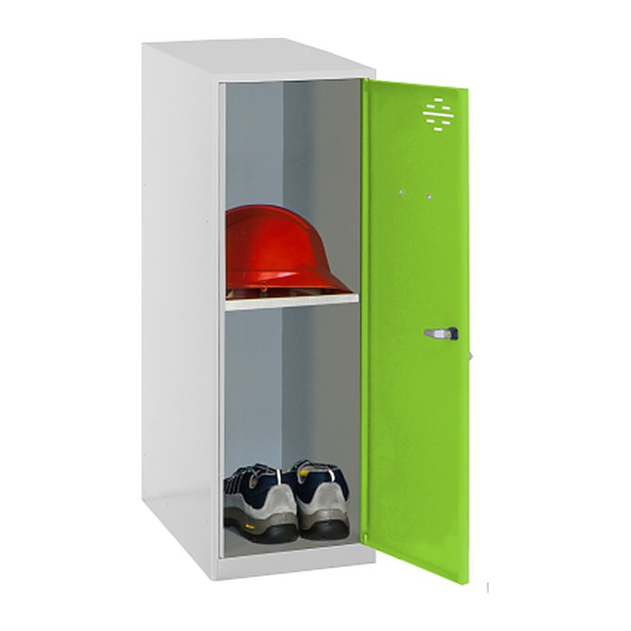 Simonrack Spind SIMONLOCKER DISM grau, grün 8425437116728, 1 Schließfach 30,0 x 50,0 x 91,5 cm