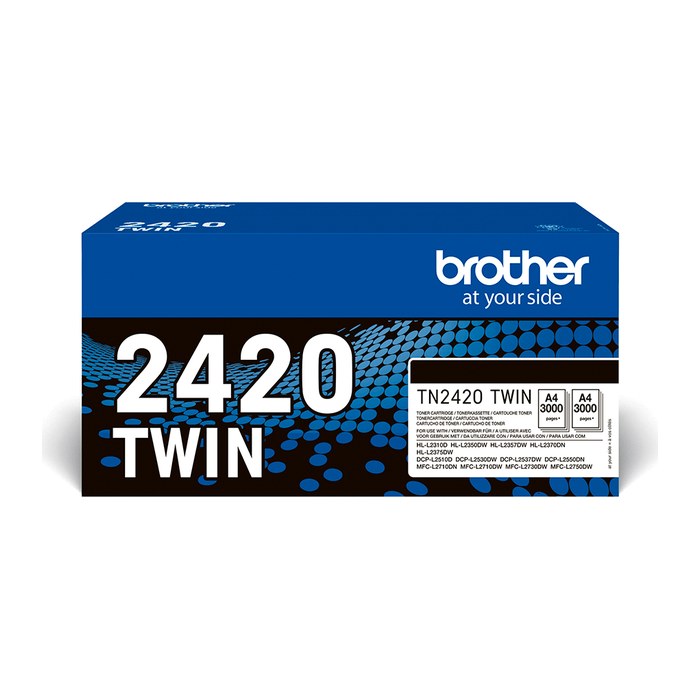 brother TN-2420TWIN schwarz Toner, 2er-Set
