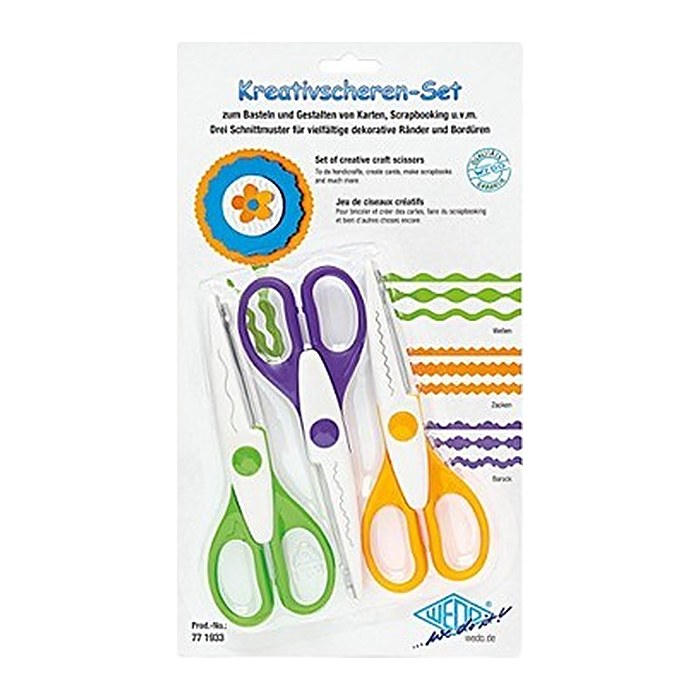 WEDO Konturenscheren-Set, 3 St.