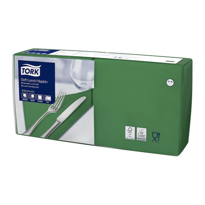 TORK Servietten Soft weiß 3-lagig 32,6 x 33,0 cm, 150 St.