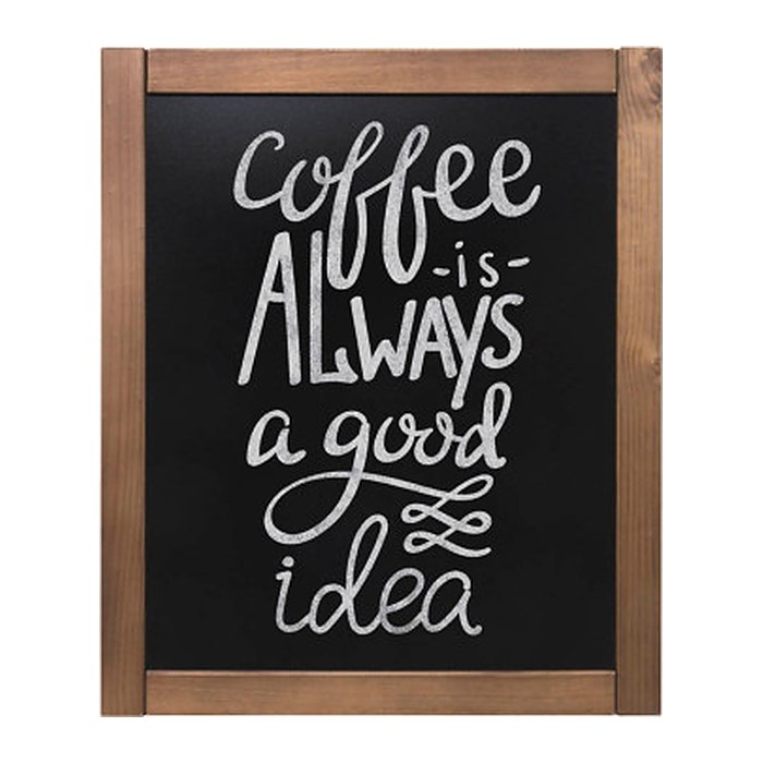 Showdown® Displays Kreidetafel Natura 50,0 x 60,0 cm Natural Wood