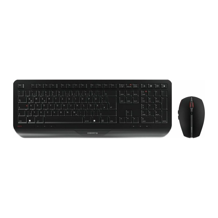 CHERRY GENTIX DESKTOP Tastatur-Maus-Set kabellos schwarz
