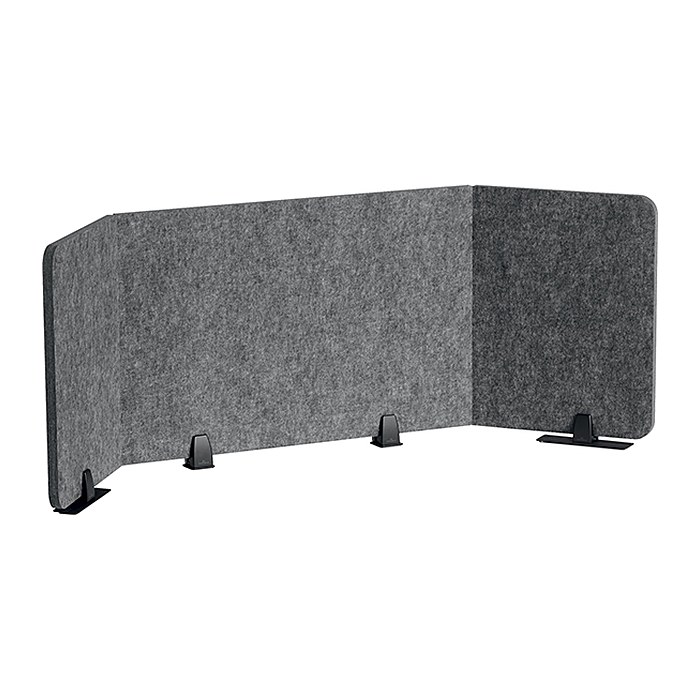 DURABLE Tischtrennwand EFFECT 313558, anthrazit 160,0 x 50,0 cm, 1 St.
