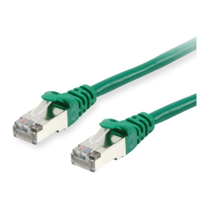Equip Patchkabel Cat6A S/FTP 2xRJ45 0.50m grün LSZH Polybeutel