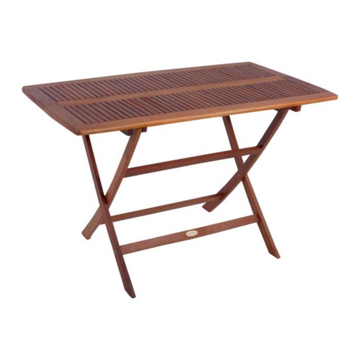 Garden Pleasure Gartentisch Orlando braun rechteckig 70,0 x 120,0 x 74,0 cm