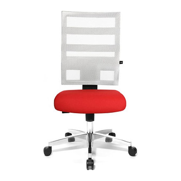 Topstar Bürostuhl X-Pander, 9590T313 Stoff rot, Gestell alu