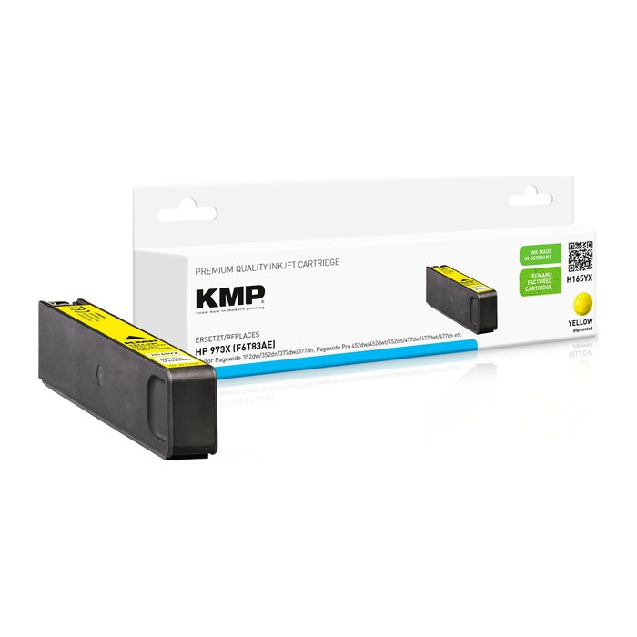 KMP H165YX gelb Druckerpatrone kompatibel zu HP 973X (F6T83AE)