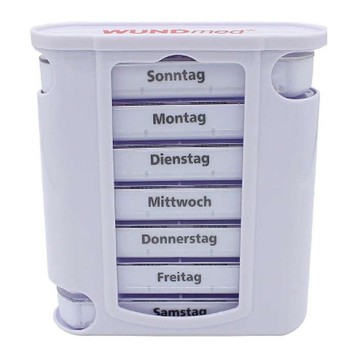 WUNDmed® Tablettenbox Tower grau, 1 St.