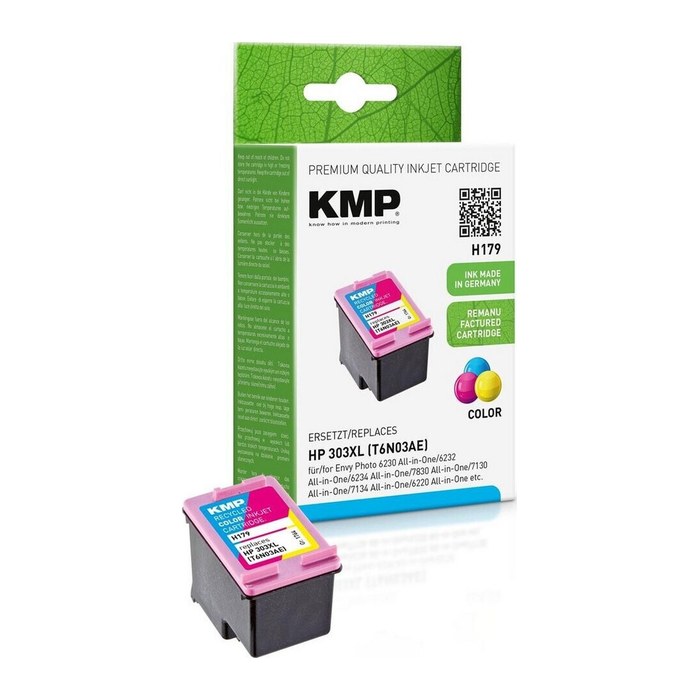 KMP H179 color Druckerpatrone kompatibel zu HP 303XL (T6N03AE)