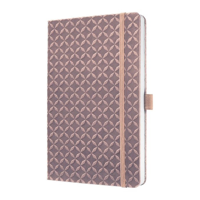 SIGEL Notizbuch JOLIE ca. DIN A5 liniert, rose Hardcover 174 Seiten, 1 St.