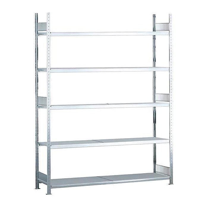SCHULTE Schwerlast-Weitspannregal WS 2000 15716 silber 150,0 x 80,0 x 300,0 cm