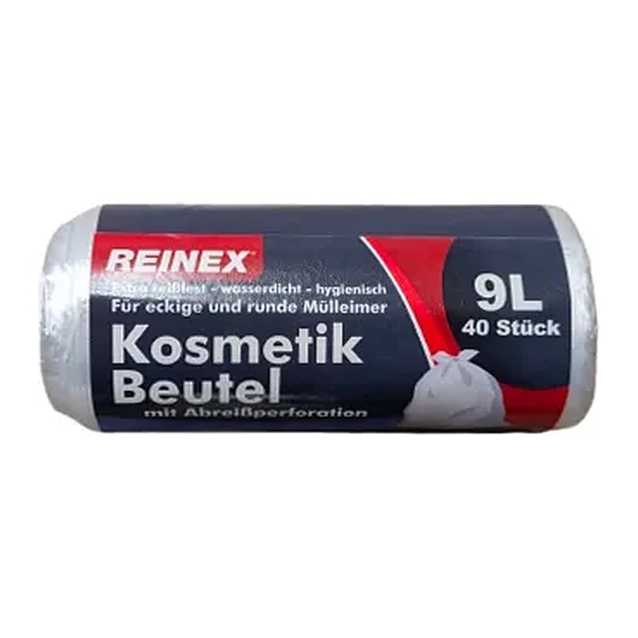 REINEX Kosmetikbeutel mit Abreißperforation 9,0 l transparent 7,0 µm, 40 St.