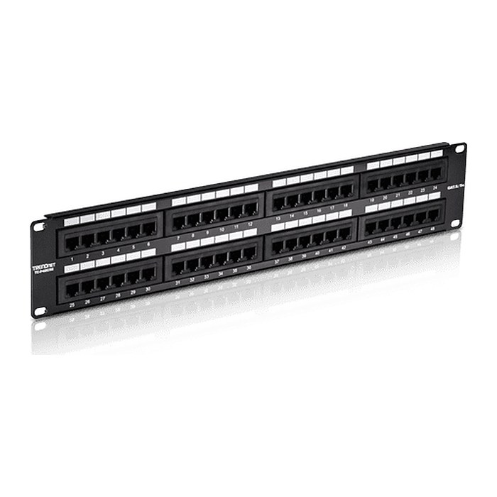 TRENDnet Patchpanel 48-Port Cat5/5e ungeschirmt 19"