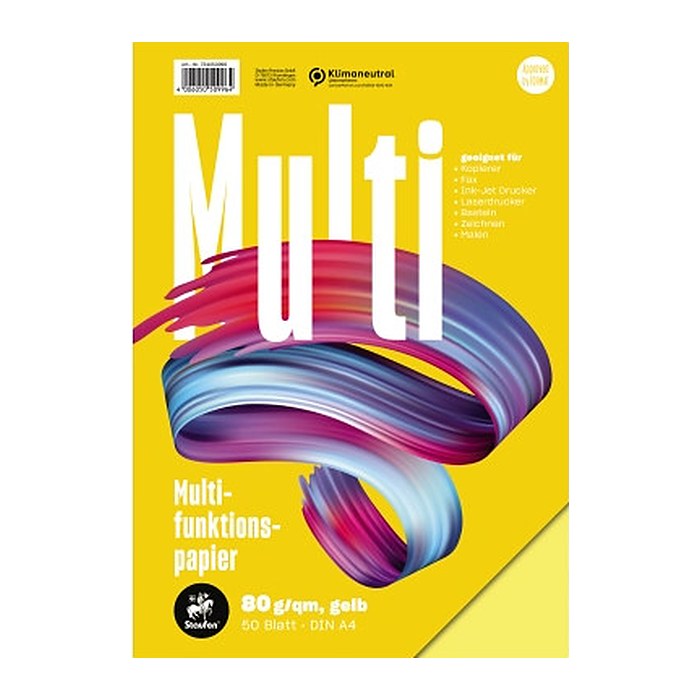 Staufen® Kopierpapier gelb DIN A4 80 g/qm 50 Blatt