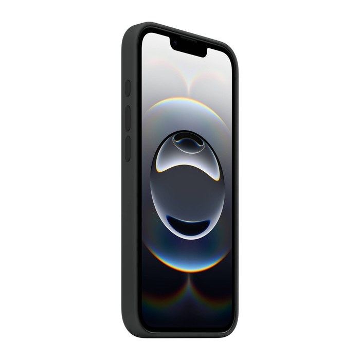 Apple Silikon Handyhülle für Apple iPhone 16e schwarz
