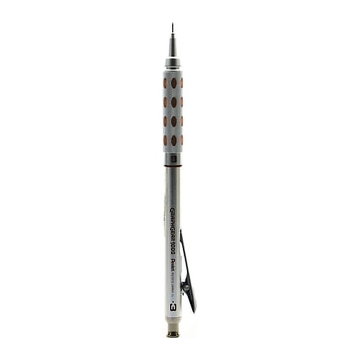 Pentel Graphgear 1000 PG101 Druckbleistift silber HB 0,5 mm, 1 St.